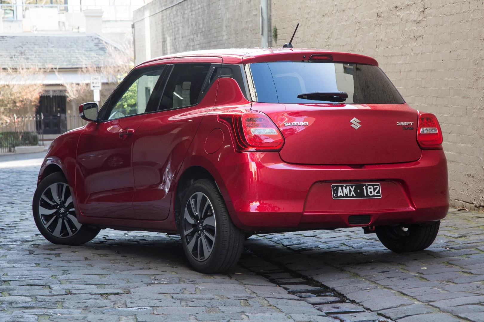 The wraparound windscreen of the Swift GLX Turbo links it to its predecessors