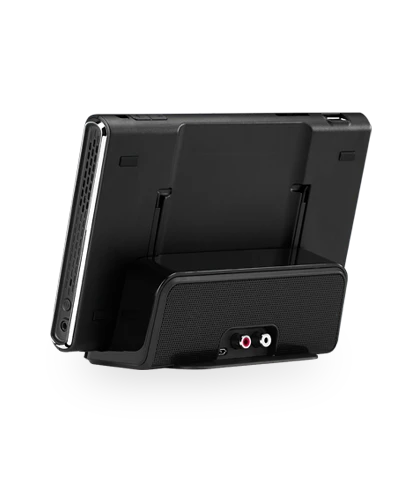 The SmartPad in its optional docking station