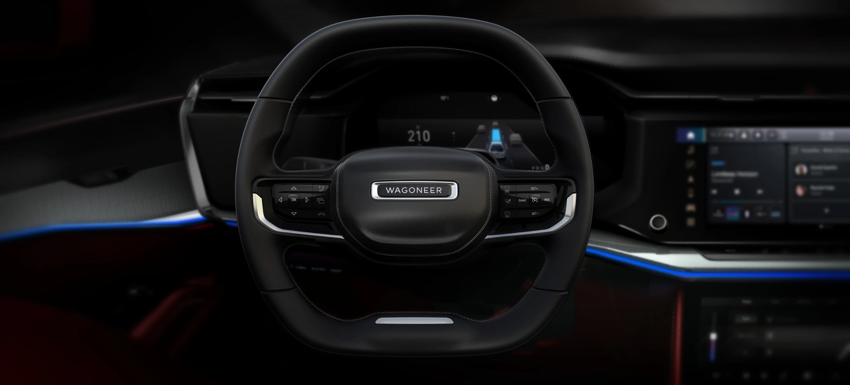 The driver's layout is easy to understand and driver's aids are helpful rather than intrusive