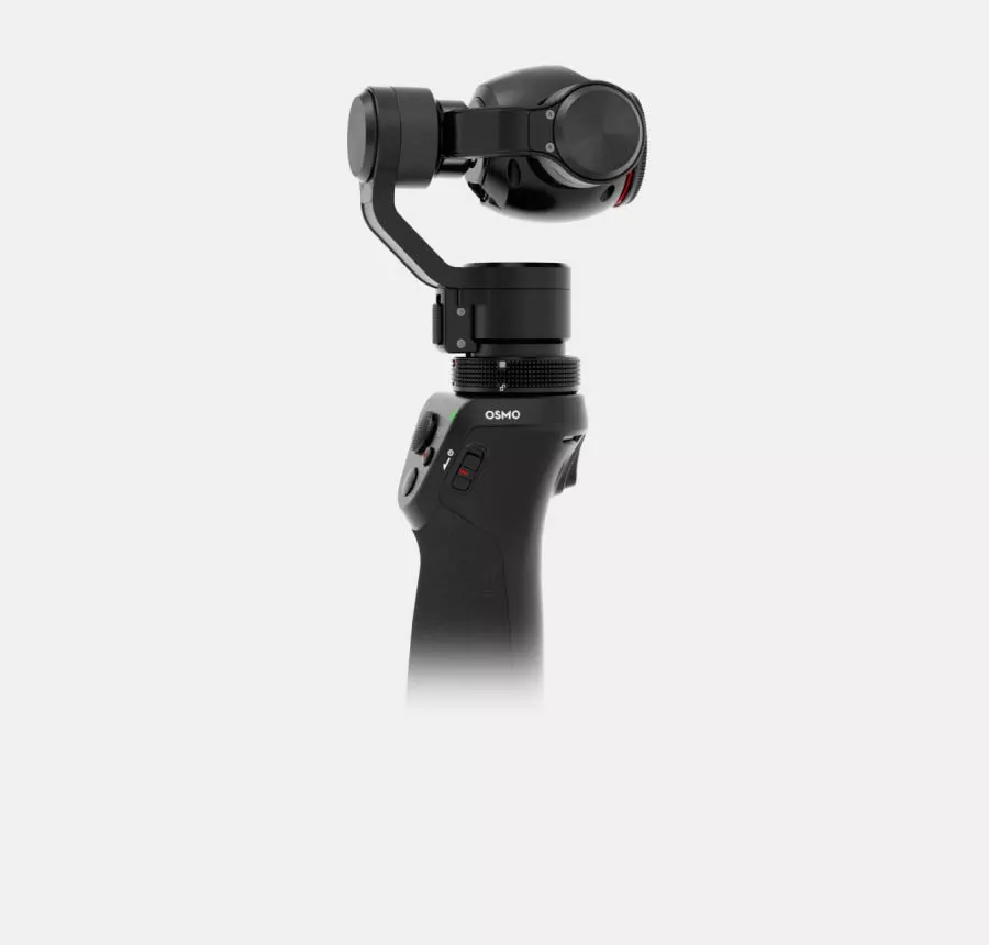DJI Osmo - with the X5R micro four thirds camera on board it's quite a weapon