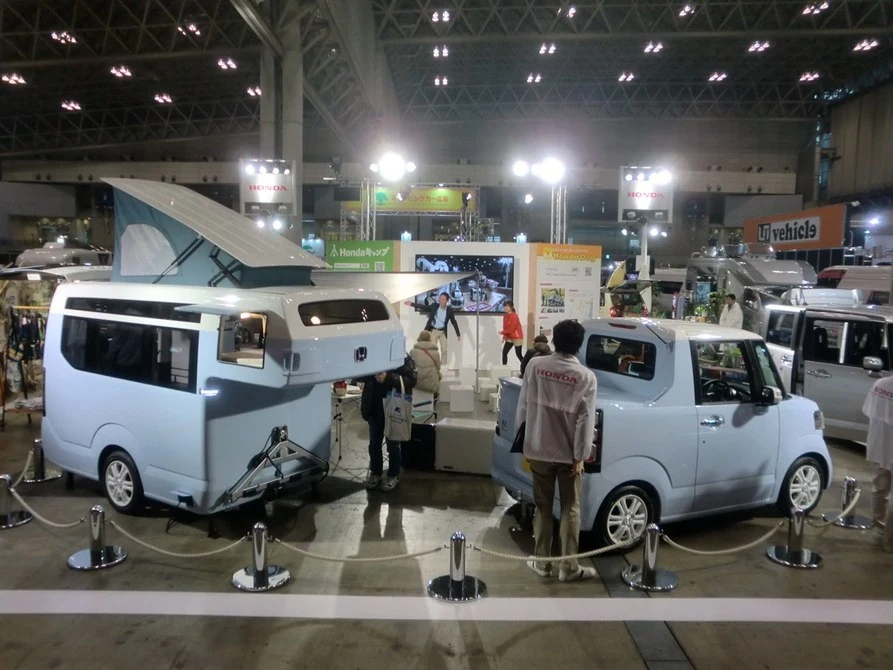 Honda shows the N-Truck and matching N-Camp trailer