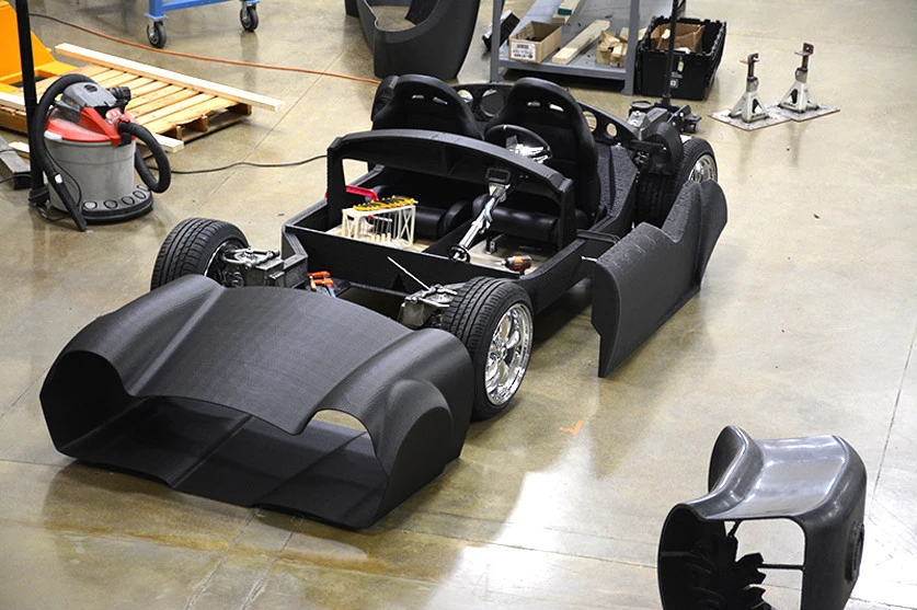 The ORNL Shelby Cobra with interior shell