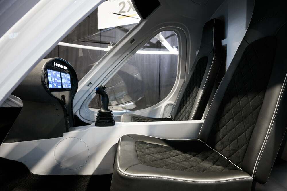The Volocopter has space for two passengers
