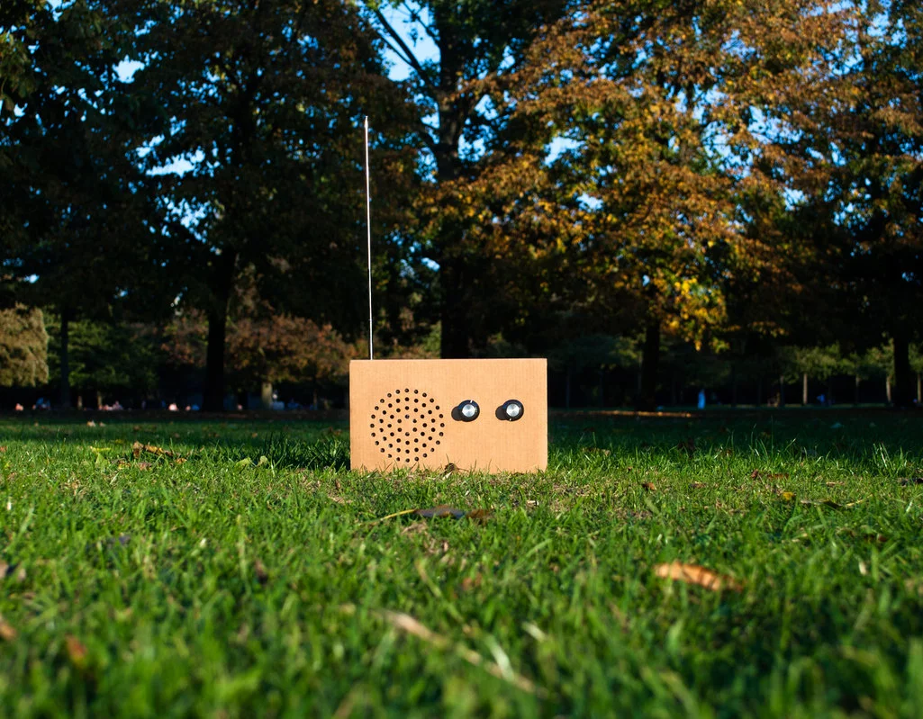 A Card Radio out in the wild