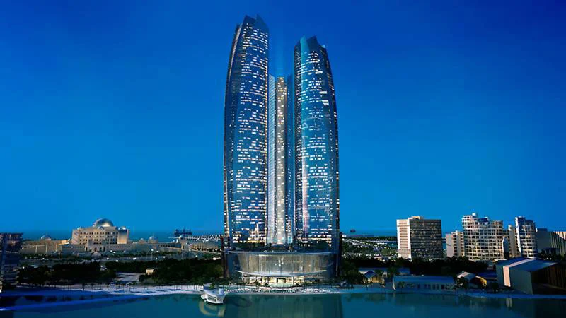Etihad Towers in Abu Dhabi
