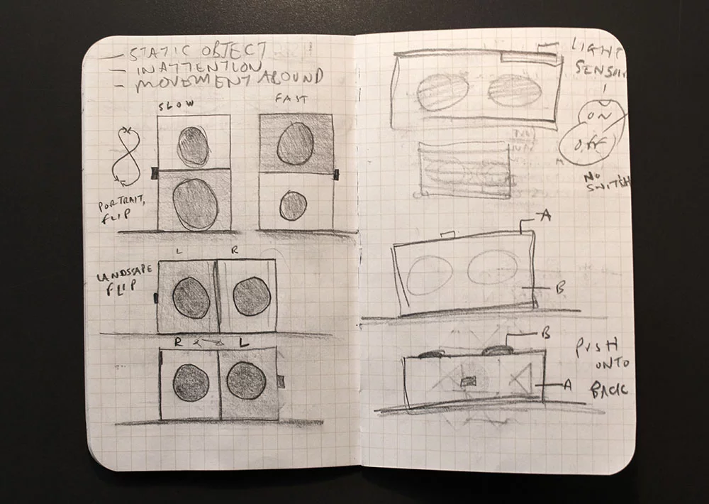 Design sketches for the Perceptive Radio (Photo: Mudlark)