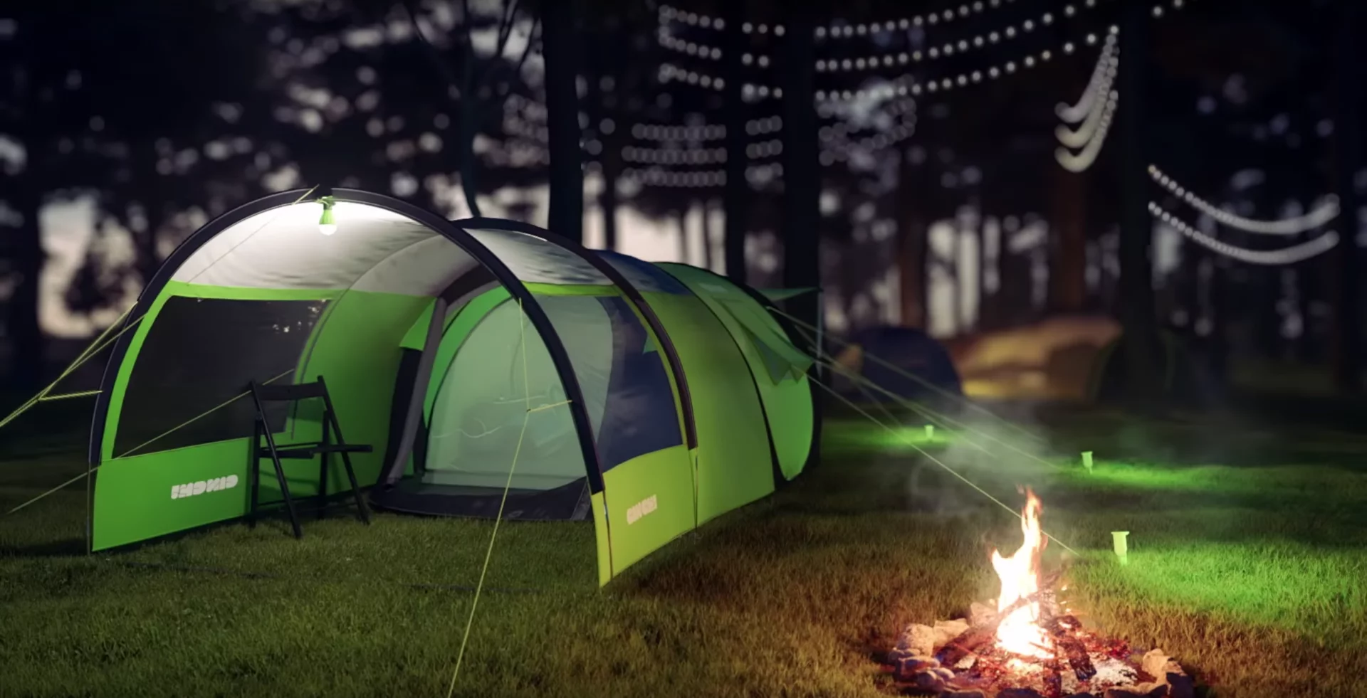 The 2018 Cinch lineup still includes LED lanterns and pegs