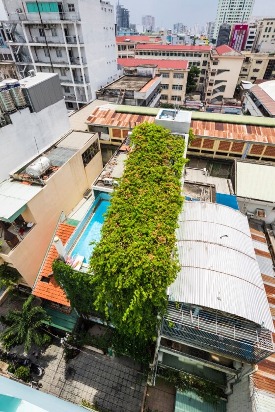 The Breathing House measures just 3.9 m (12.7 ft)-wide