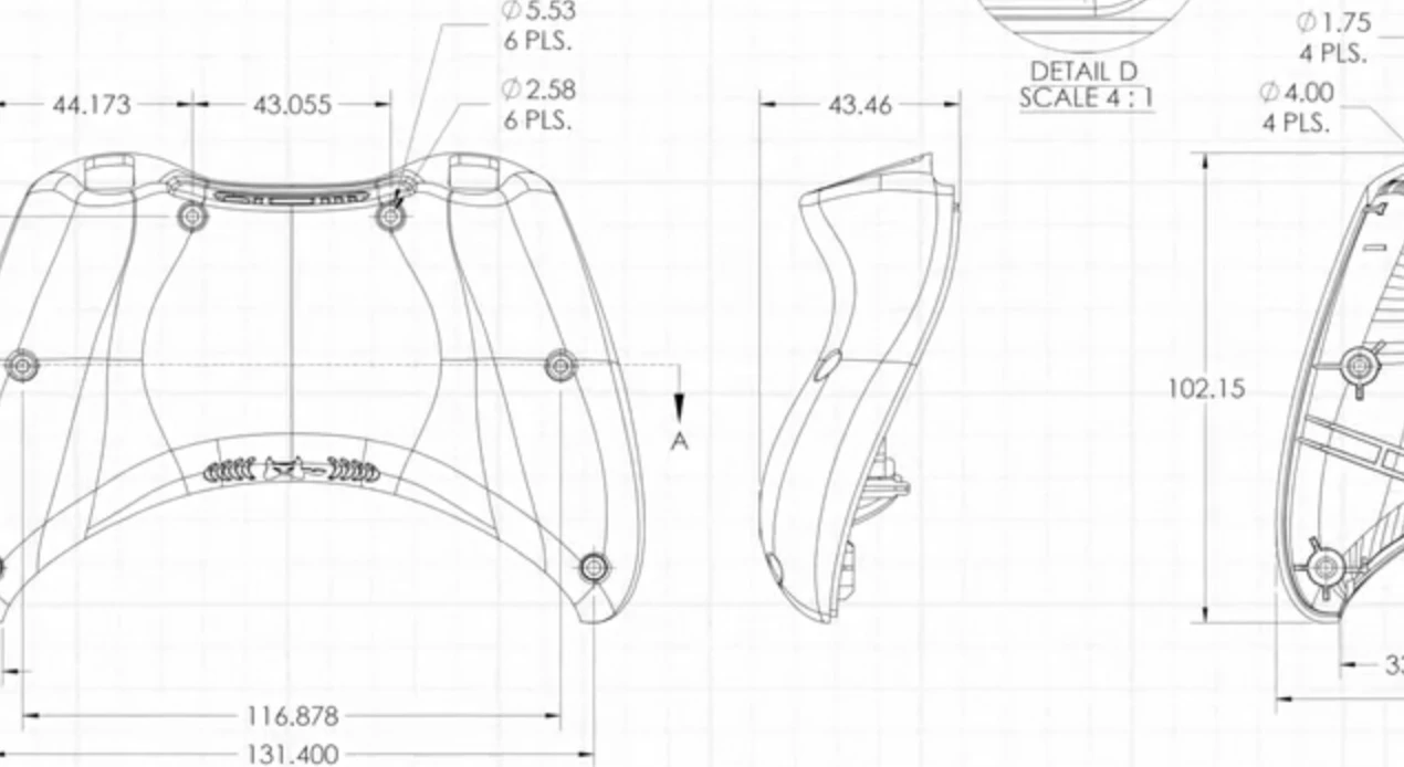 Design for the Evil back plate