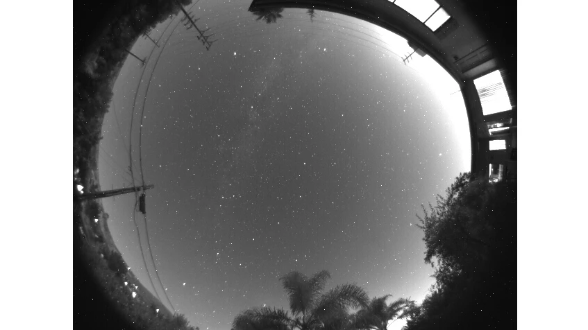 The AllSky-340 is a monochrome camera while the AllSky-340C takes color images