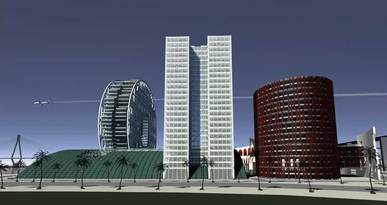 Artist's rendering of the GDPE project