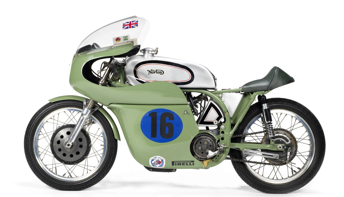 This 1966 Norton 350 Manx Model 40 is one of the last pair of Manx Nortons owned and campaigned by the legendary tuner/entrant Francis Beart. The bike is ex-Francis Beart, Joe Dunphy, Keith Heckles and is both the most expensive Norton and most expensive Manx Norton ever to sell at auction. With classic racing now reaching new heights in popularity, Manx Nortons are becoming increasingly expensive.