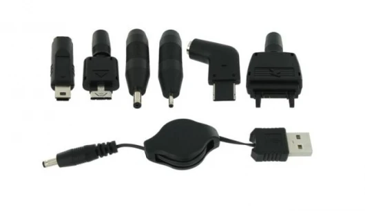 7 different adapter tips