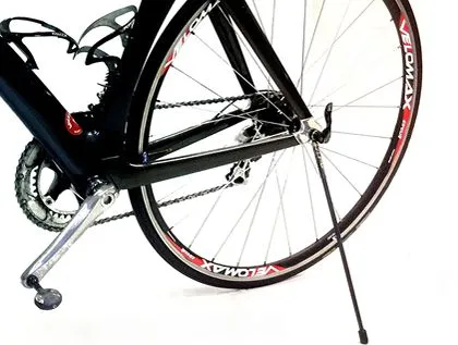 The Upstand attaches to the bike's rear wheel via a magnet