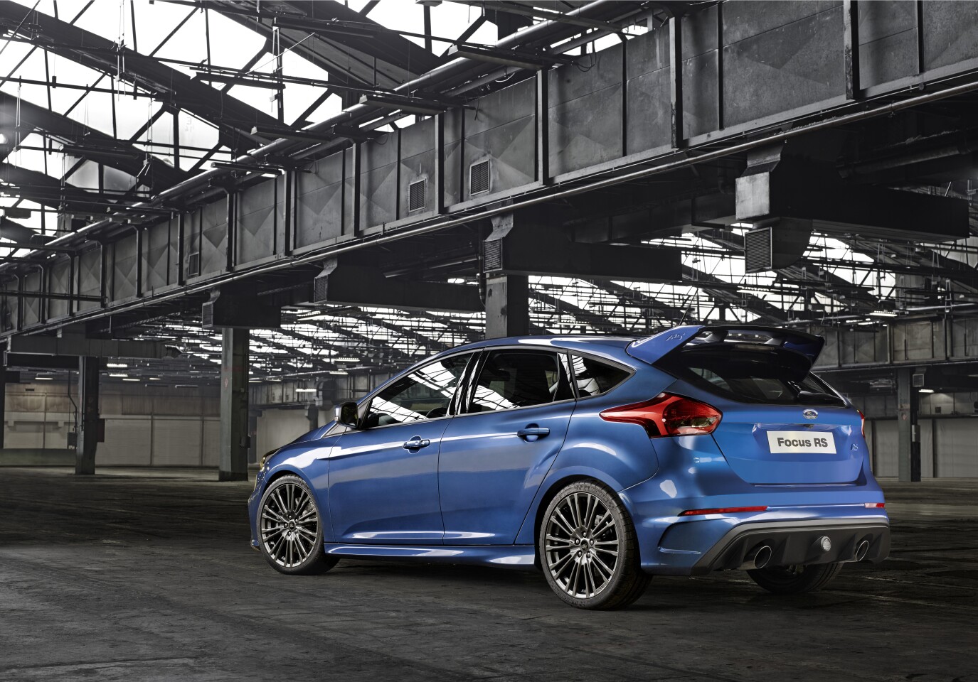 A big rear wing hints at the Focus' potental