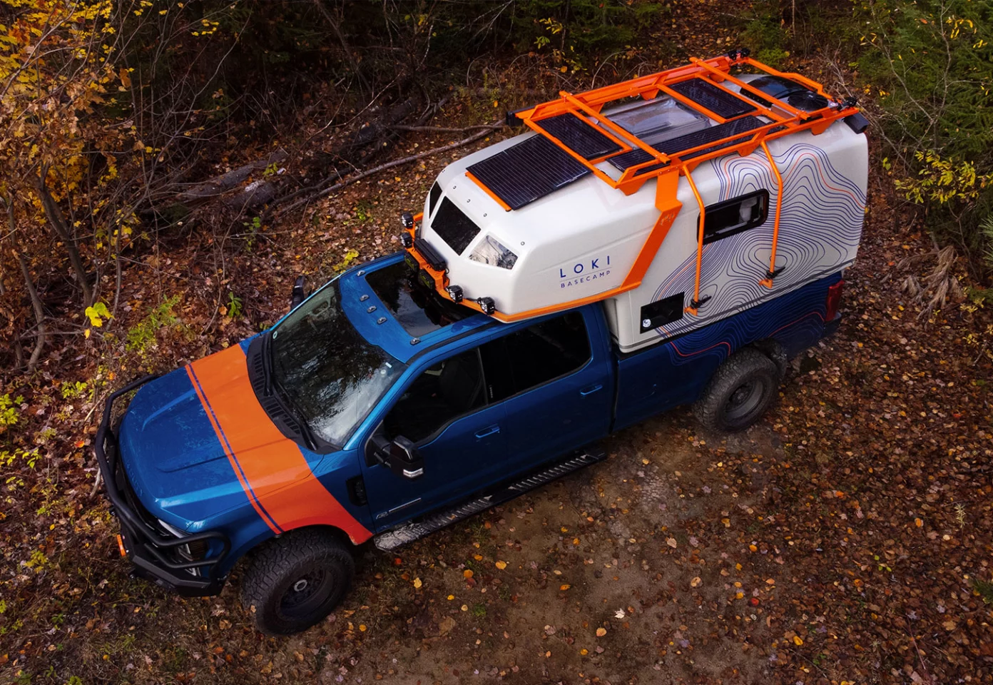 The Loki Icarus comes with a roof rack and up to 300 watts of solar charging