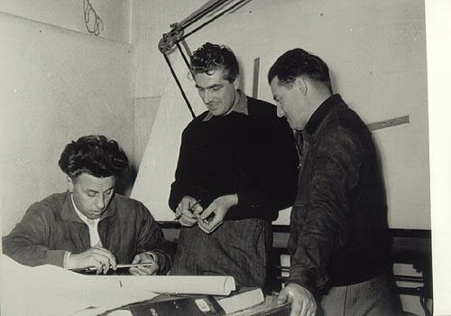Cesare Carcano, Enrico Cantoni and Umberto Todero
