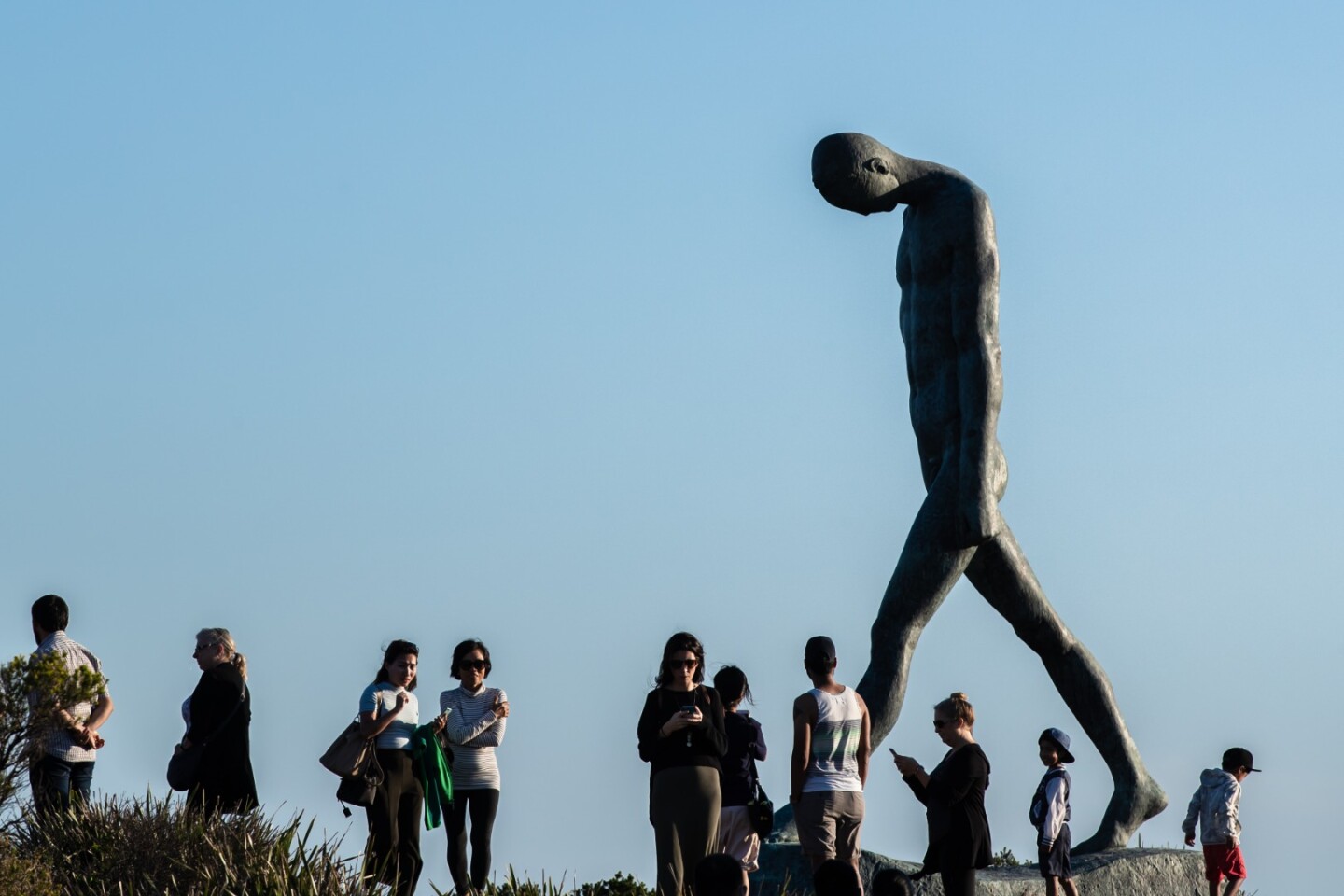 Sculpture by the Sea: Walking, by Wei Wang