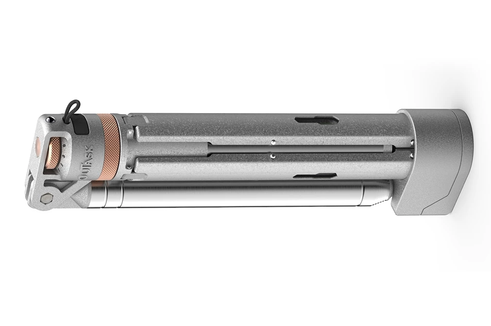 The Outask TD2 folds up like no other piece of lighting we've seen