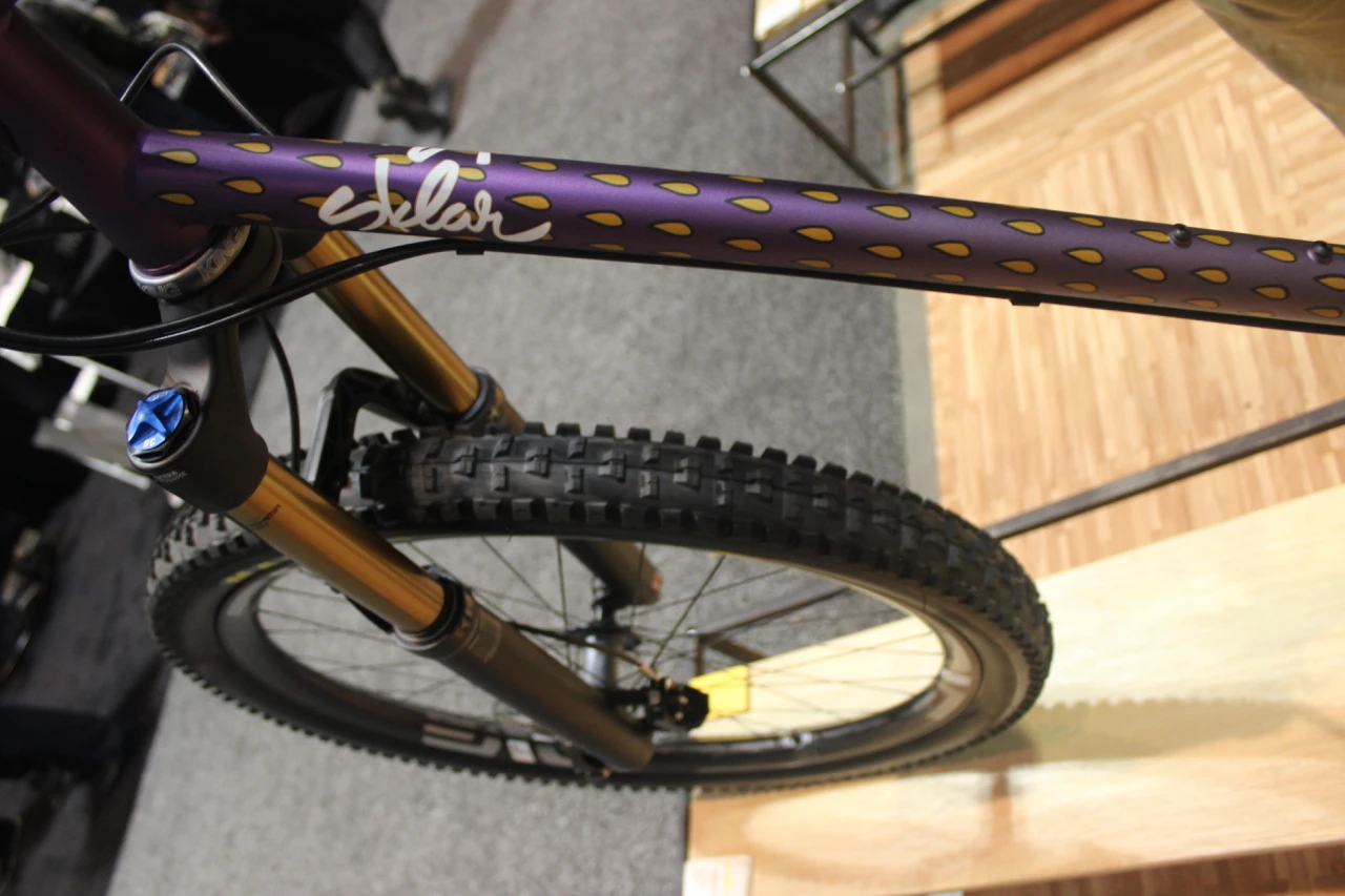 Beautiful paint job on this Sklar mountain bike