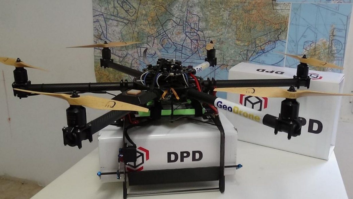 The electric delivery drone has been developed to autonomously transport a parcel up to dimensions of 40 x 30 x 20 cm (16 x 12 x 8 in) and 4 kg (9 lb) in weight within a 20 km (12 mile) radius (Photo: Philippe Cassan)