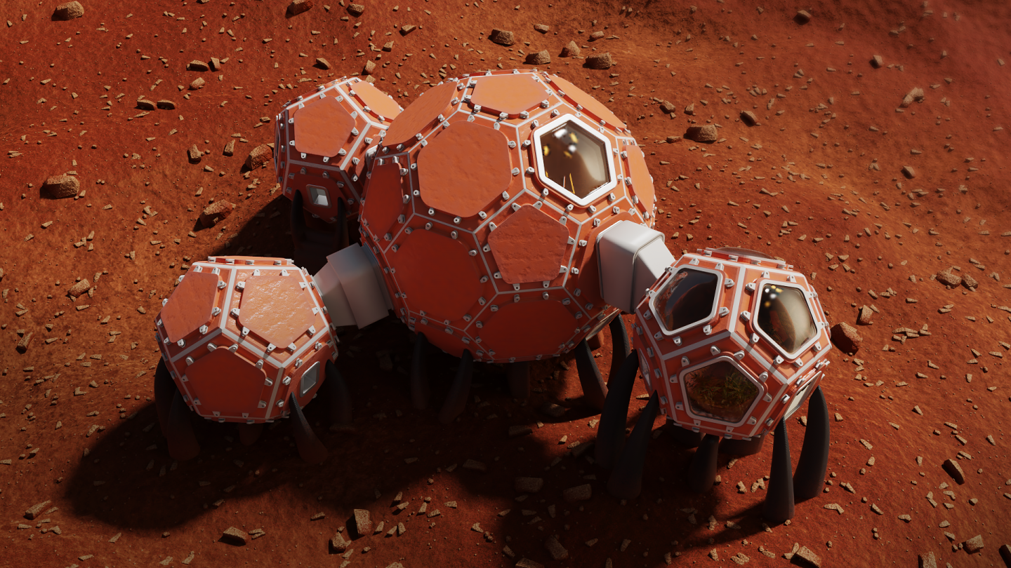 Coming in third for a prize of $32,6000 is the Mars Incubator team from Connecticut