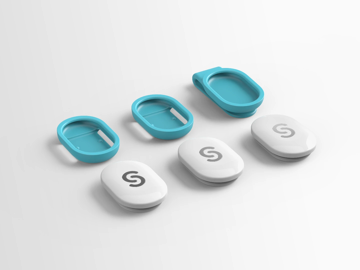 Each IP68 water-resistant Stepp sensor packs a 3-axis accelerometer, 3-axis gyroscope, and 3-axis magnetometer along with Bluetooth connectivity and built-in battery