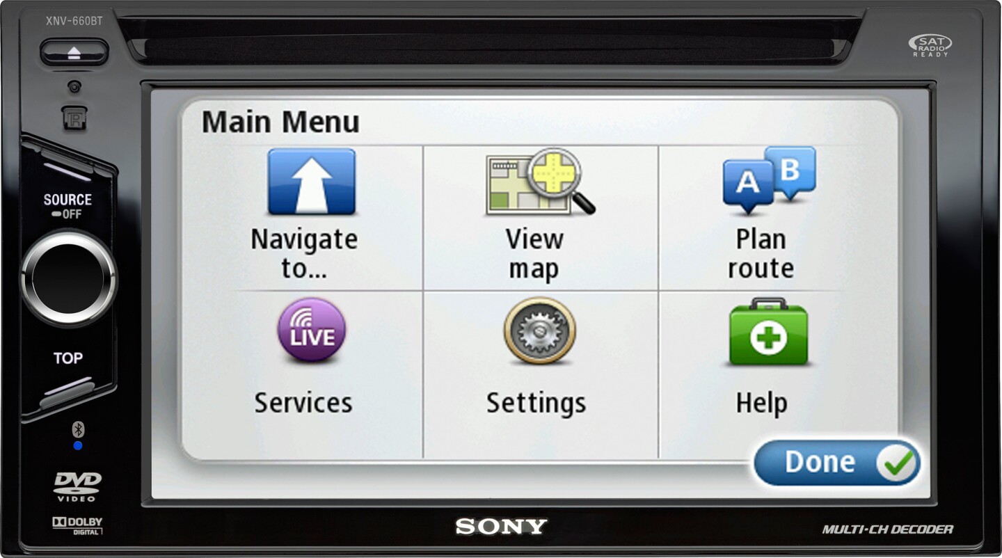 Sony and TomTom team up for indash car navigation systems