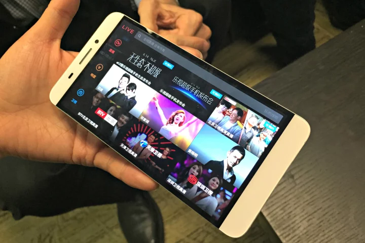 "Le Superphone" will be the first smartphone made by Chinese company LeTV (Photo: Emily Price/Gizmag)