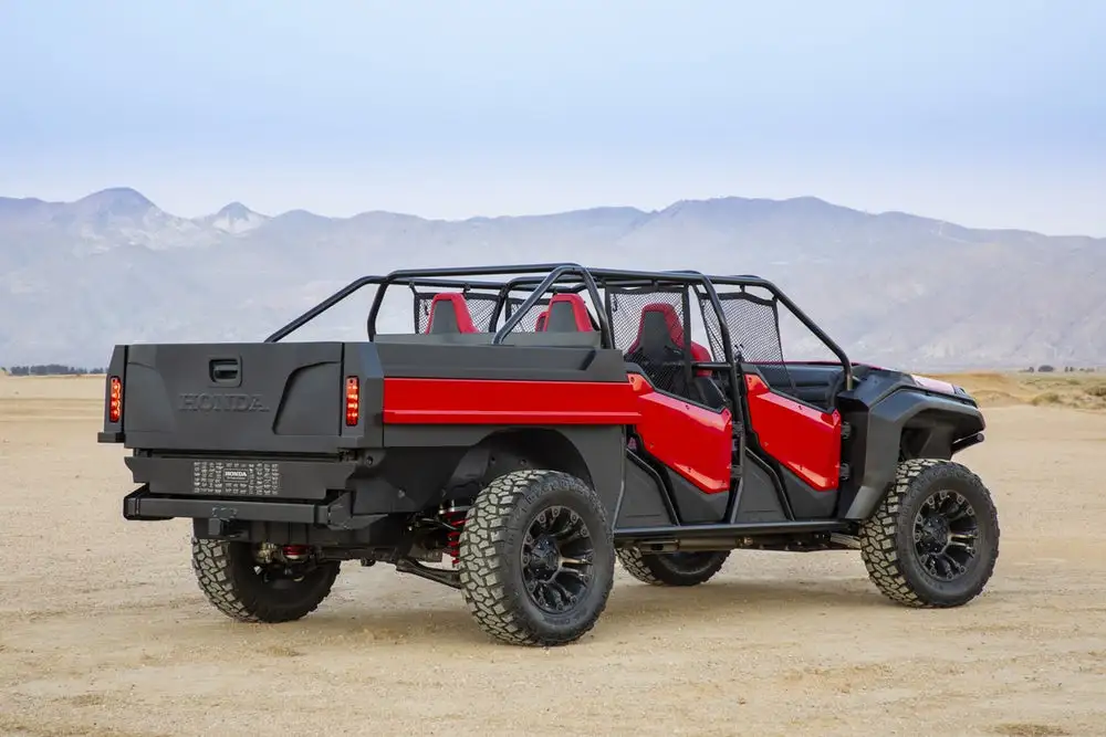 Honda blends the speed and off-road thrills of a UTV with the utility of a pickup
