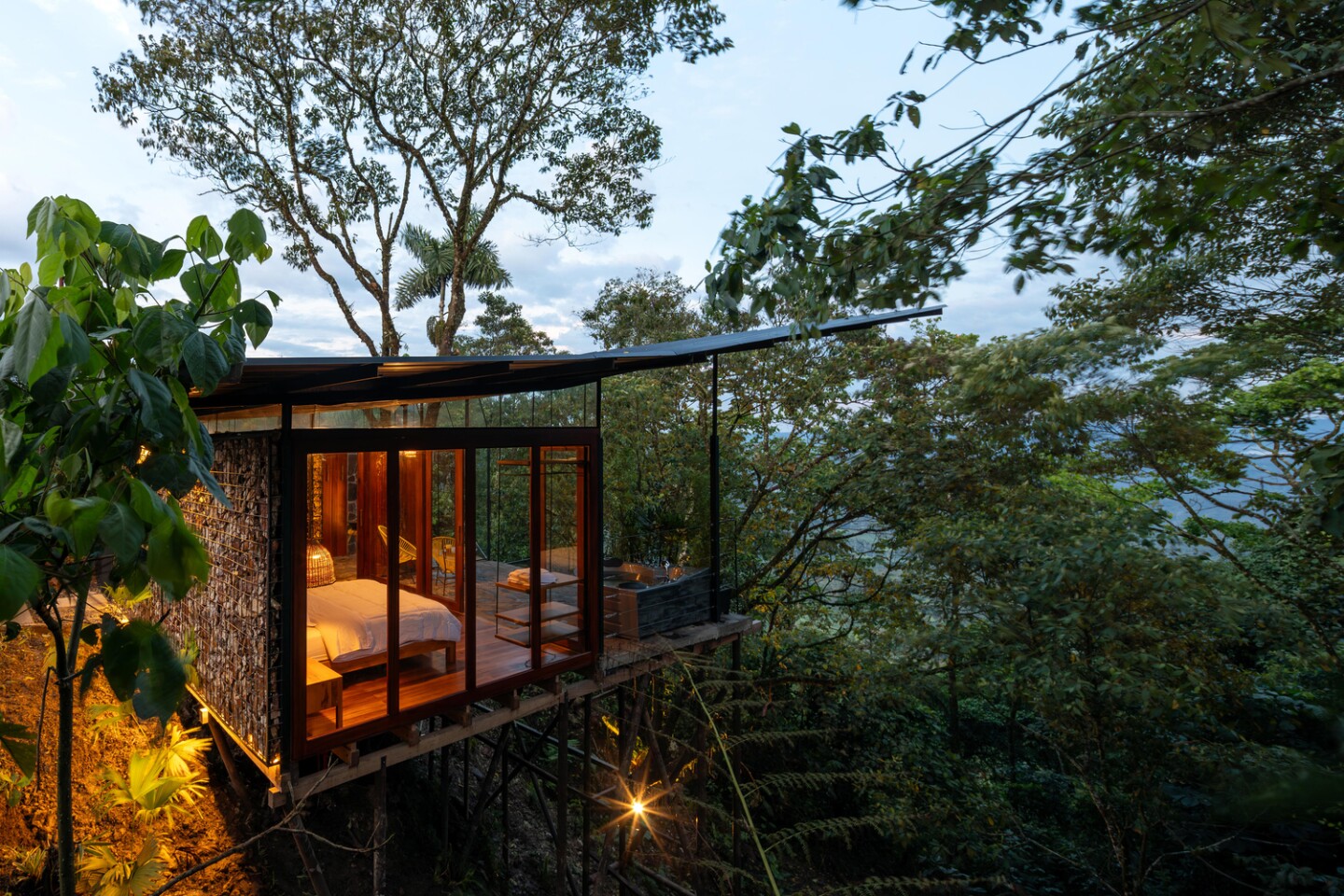 Проживание в Пигуэ похоже на спокойное уединение на Амазонке.