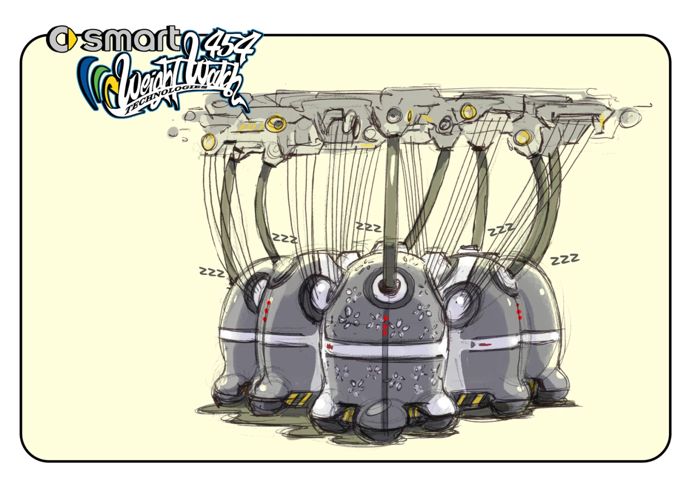 The smart 454 is "knitted" from carbon fibers by so-called Smart Granny Robots