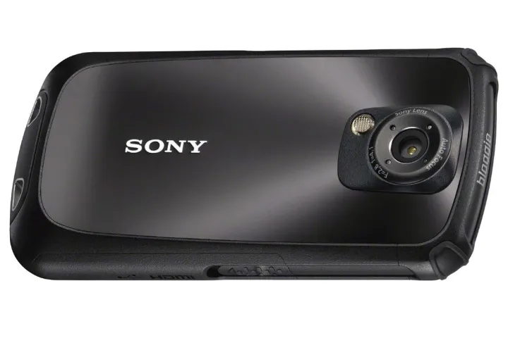 Sony's Bloggie Sport HD is a rugged, outdoors-friendly version of its touchscreen Bloggie camcorder