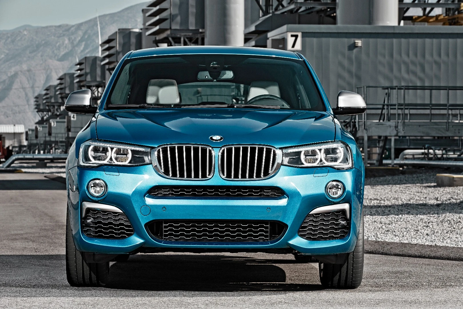 Those big air intakes feed cool air to the twin-turbo inline six lurking under the bonnet