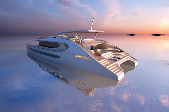 The Oneiric will host up to eight people in luxury, plus a crew of seven