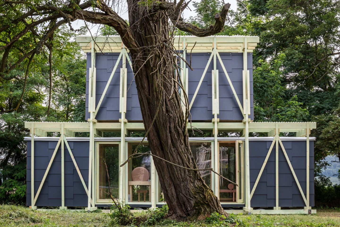 Ziggurat Delivery is made up of two separate container-sized modules