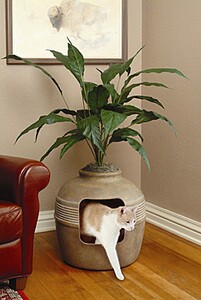 The "Tuscany" litter tray planter
