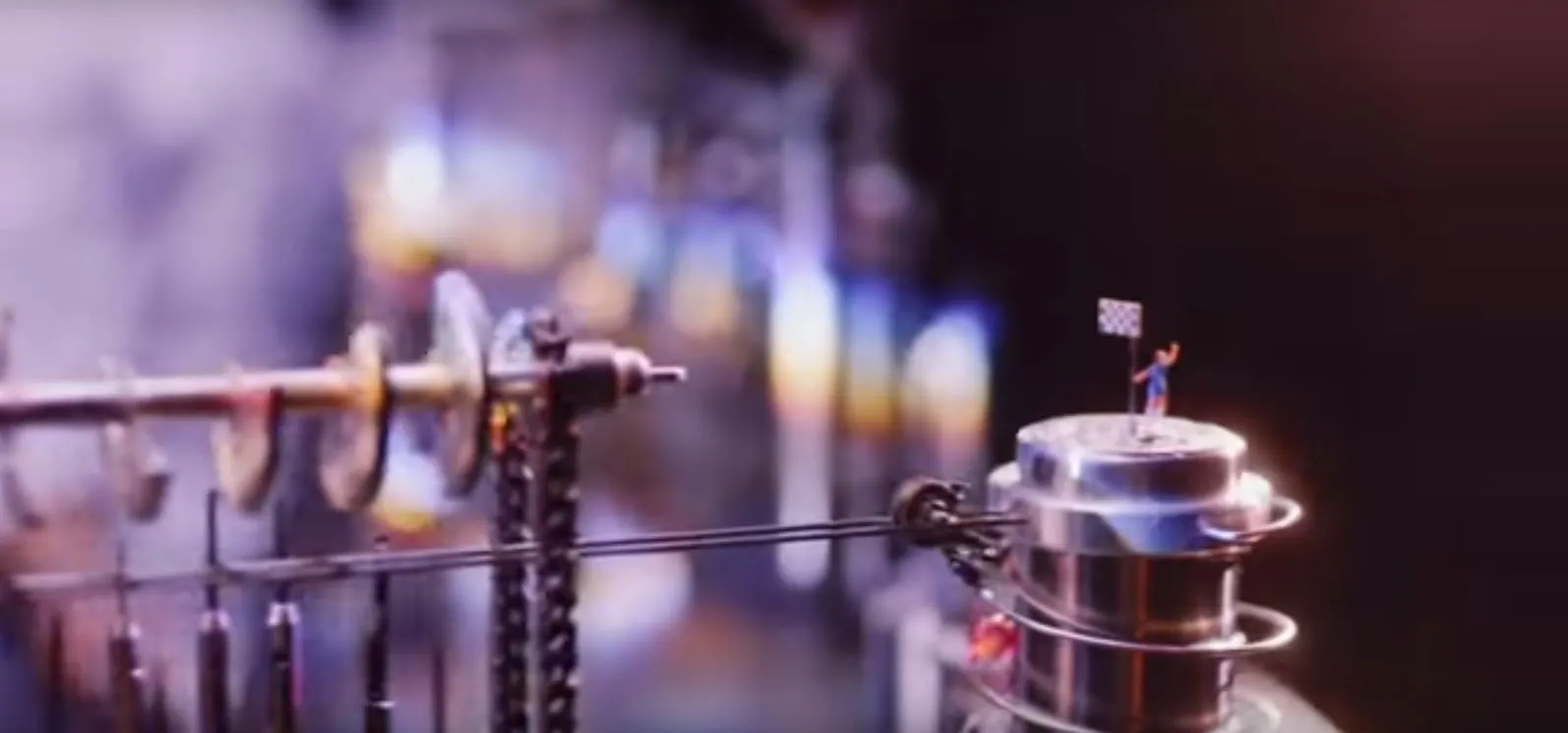 The machine took over a year to create