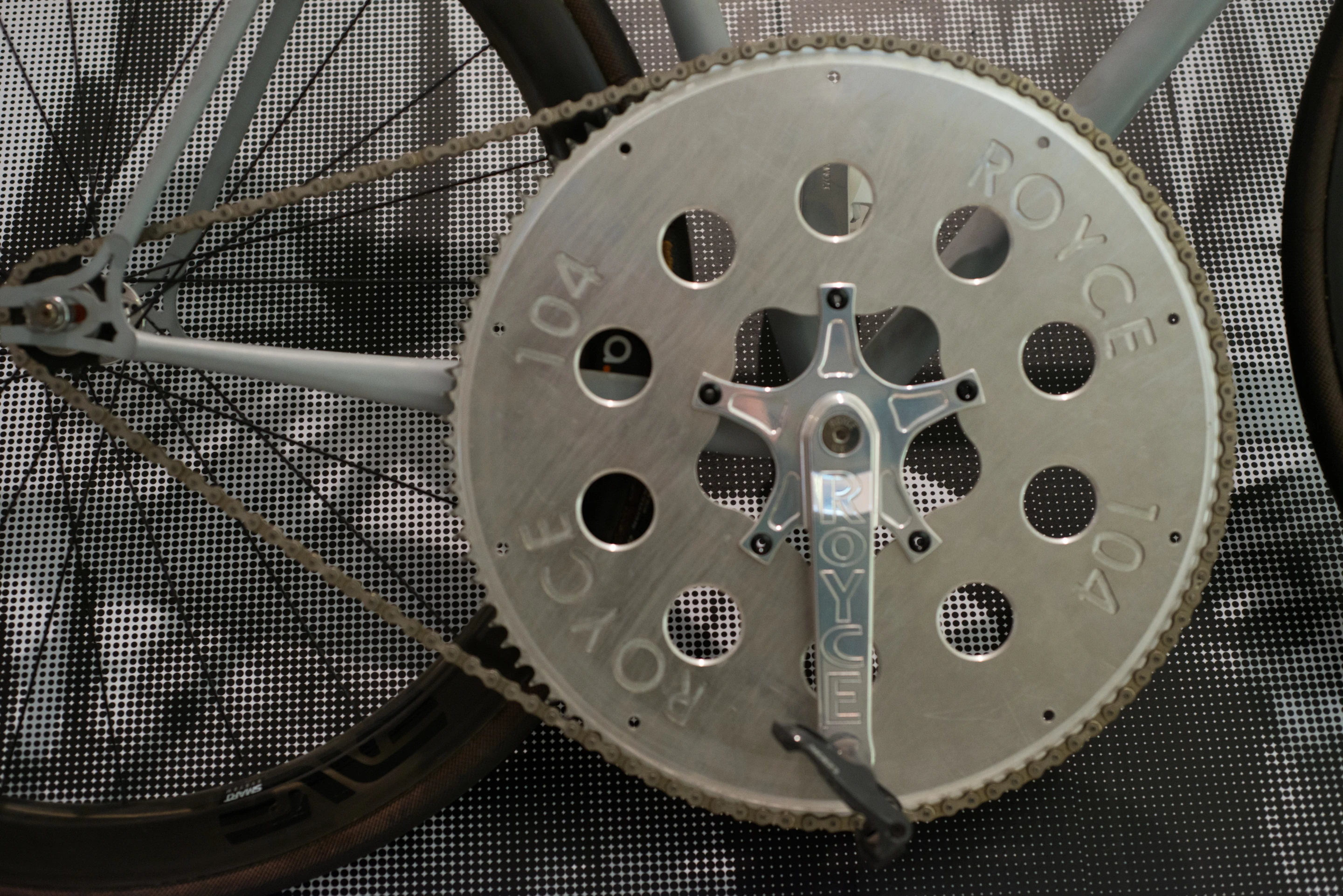 Bespoke bikes on display in the independent bike-builders section of the Cycle Revolution exhibition