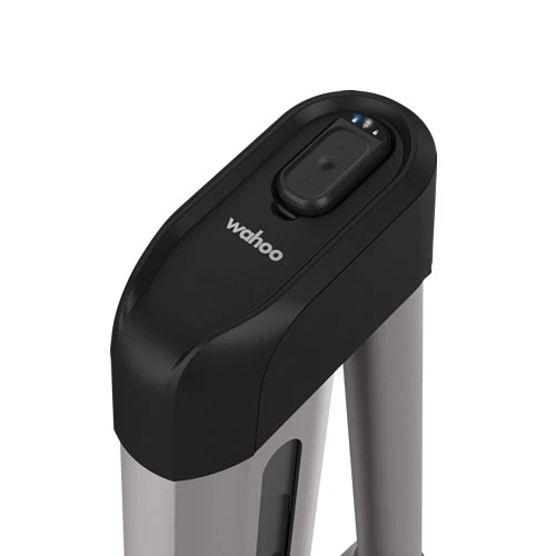 The Kickr Climb can adjust to inclines of 20 percent and declines down to -10 percent
