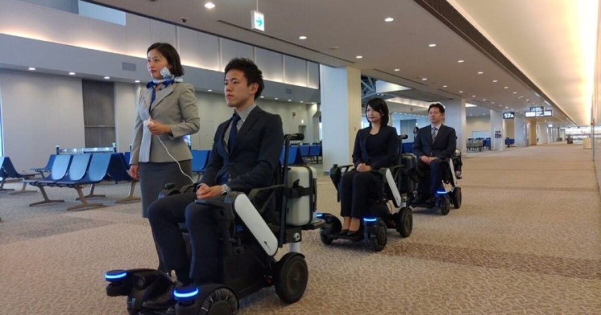 Selfdriving electric wheelchairs to be tested at Narita Airport