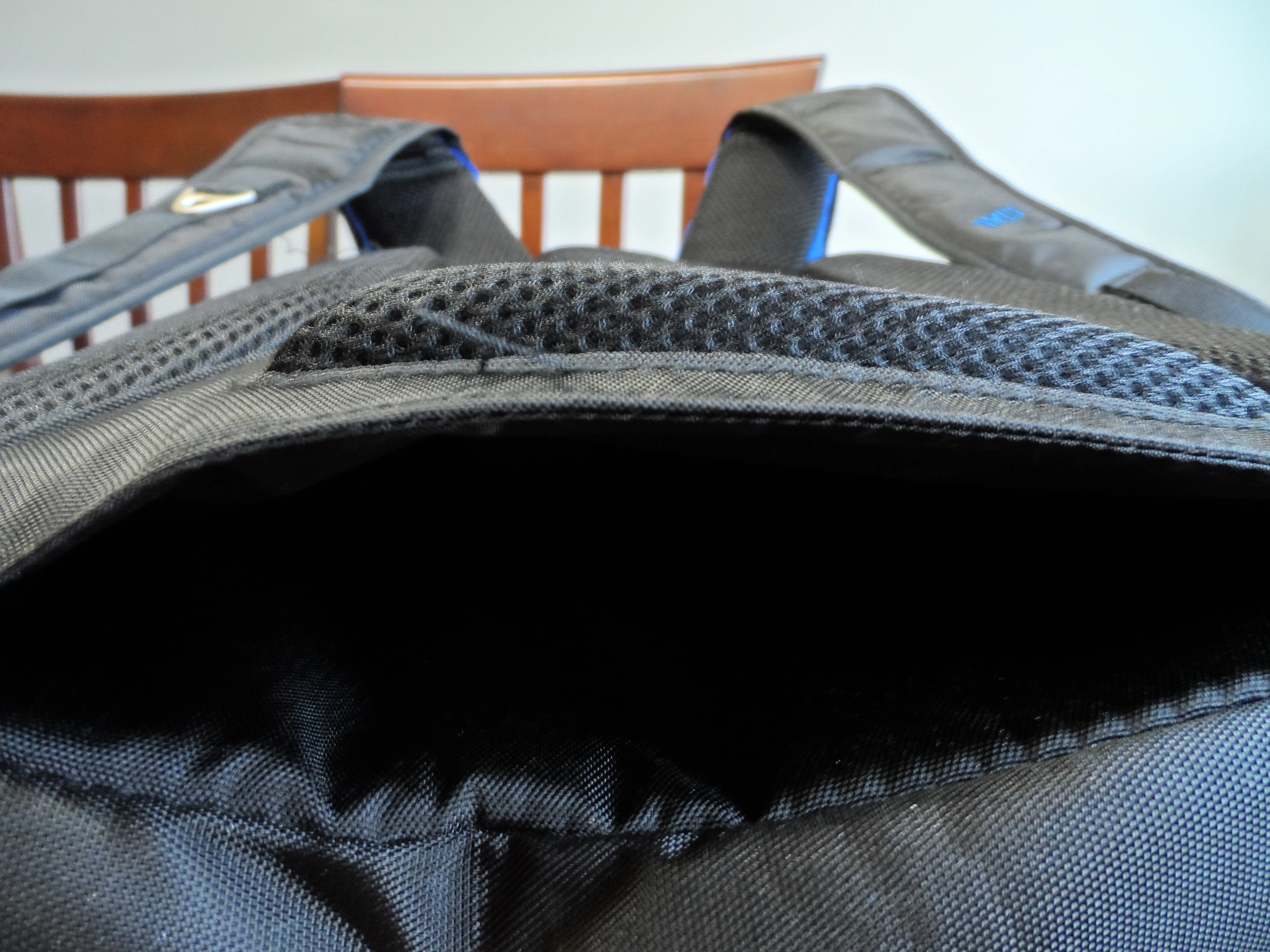 A closer look at the luggage pass-through