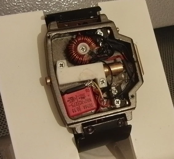 The inner workings of the plasma cannon watch