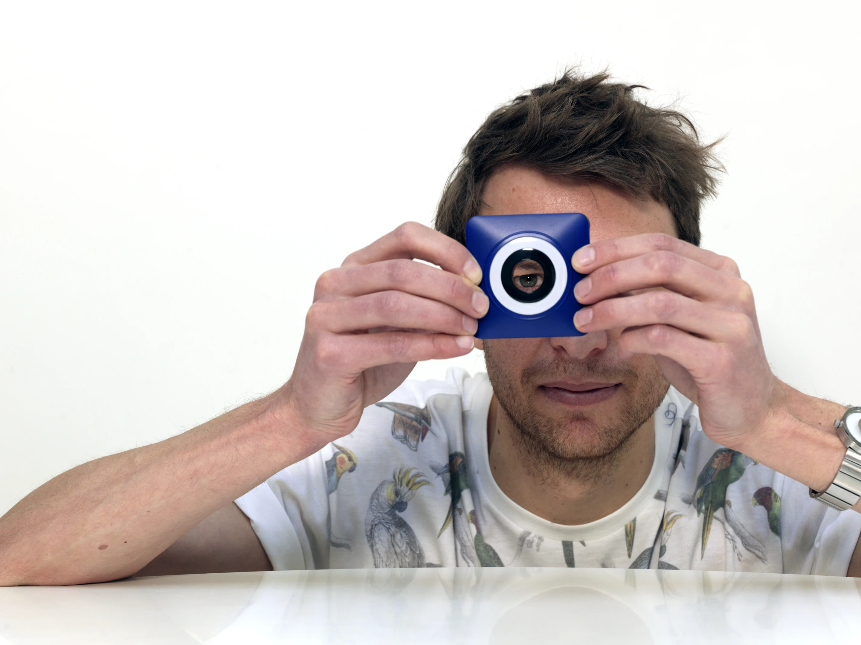 The hole in the Conran camera is surrounded by an array of somewhere between 10 and 20 small image sensors (Photo: Darren Russell)