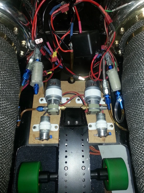Acceleration and power modulations will be managed via either a thumb controlled wheel or a trigger styled grip (Photo: Daz Fellows)
