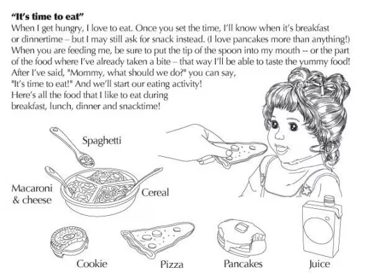 Amanda's food regime may not meet the approval of a dietician, but she knows the difference between pizza and noodles.