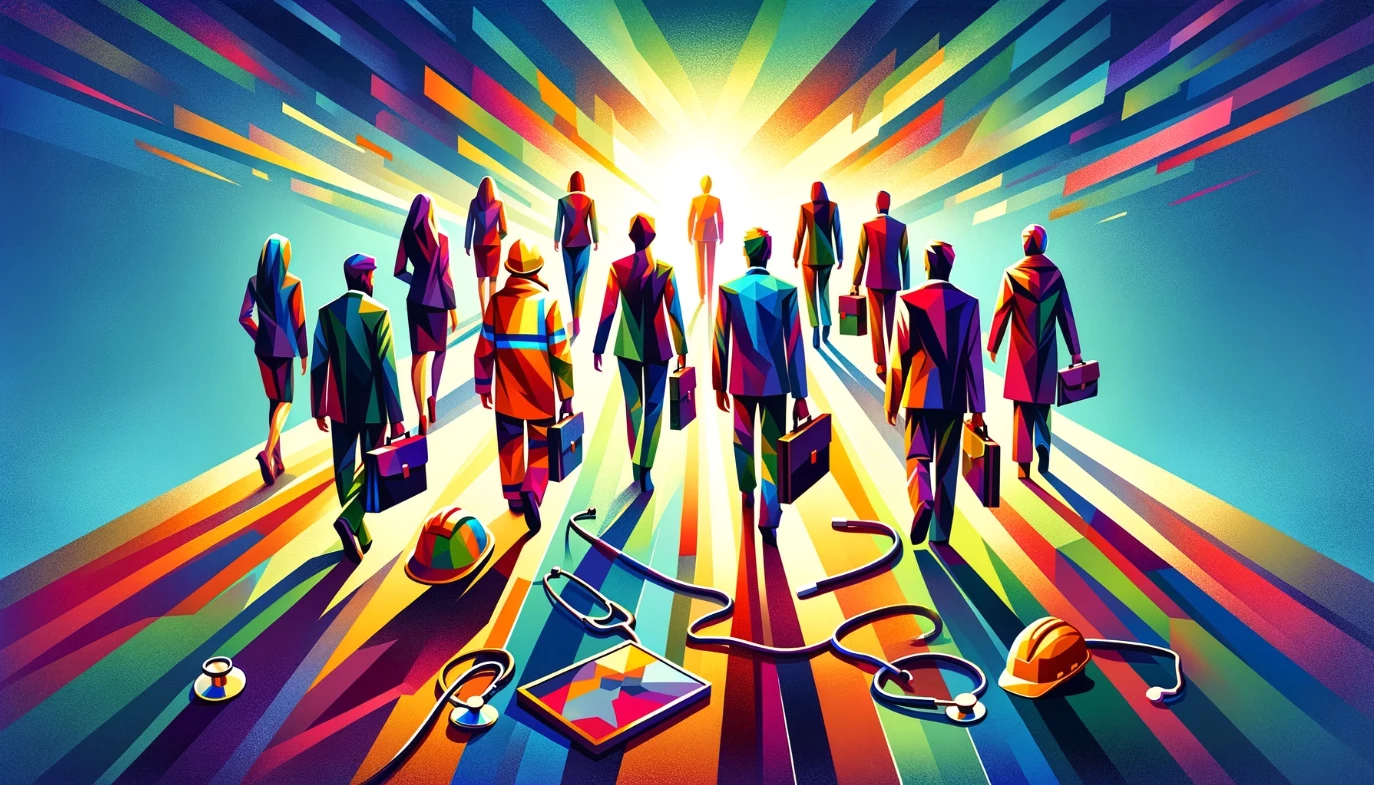 Stripped of our occupations, humanity may move forward into a new age of leisure