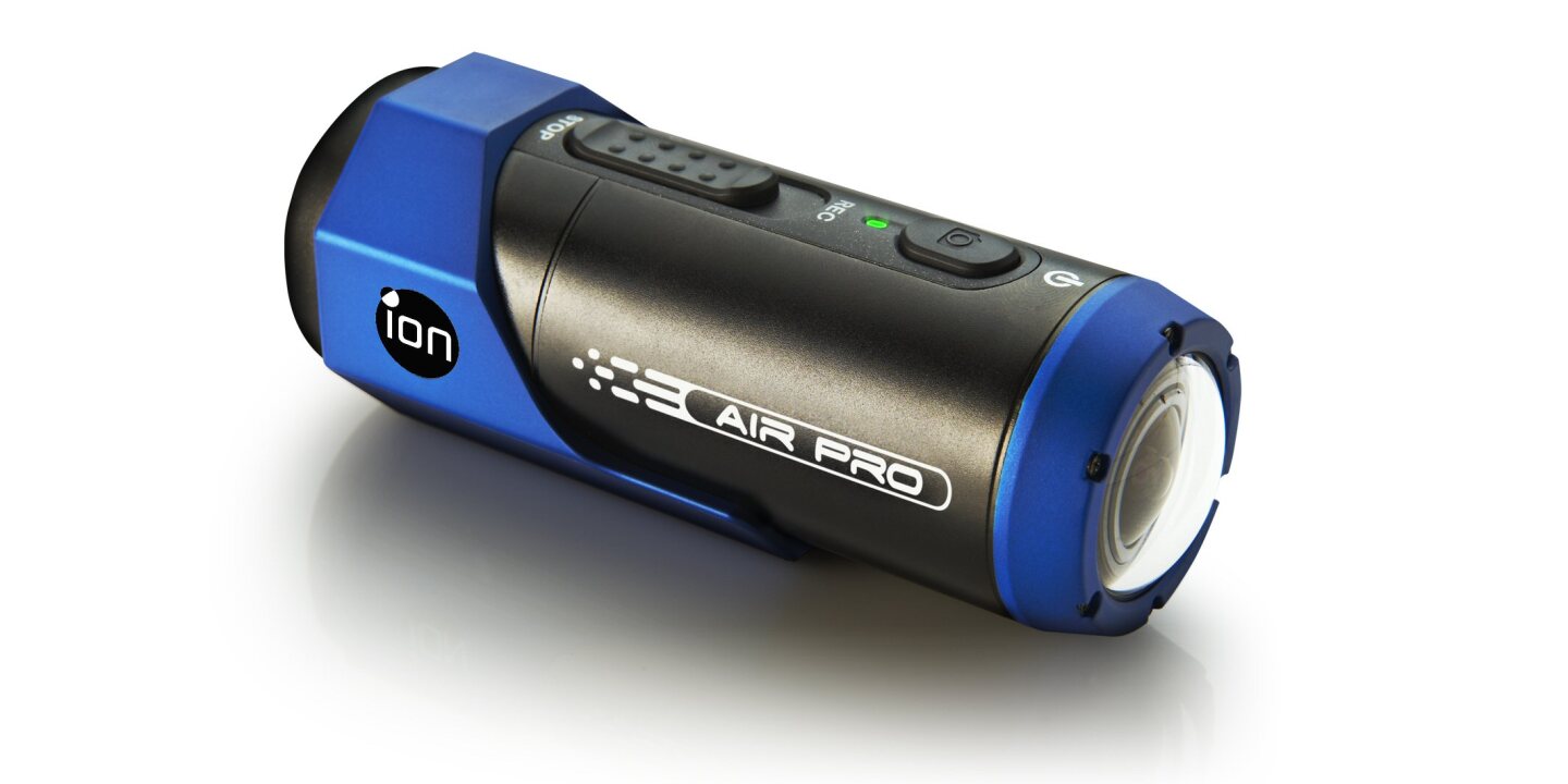 The ION AIR PRO is waterproof to 30 feet (10 meters) without the need to add an extra outer casing, benefits from one click record and its wide-angle lens offers a 170 degree field of view