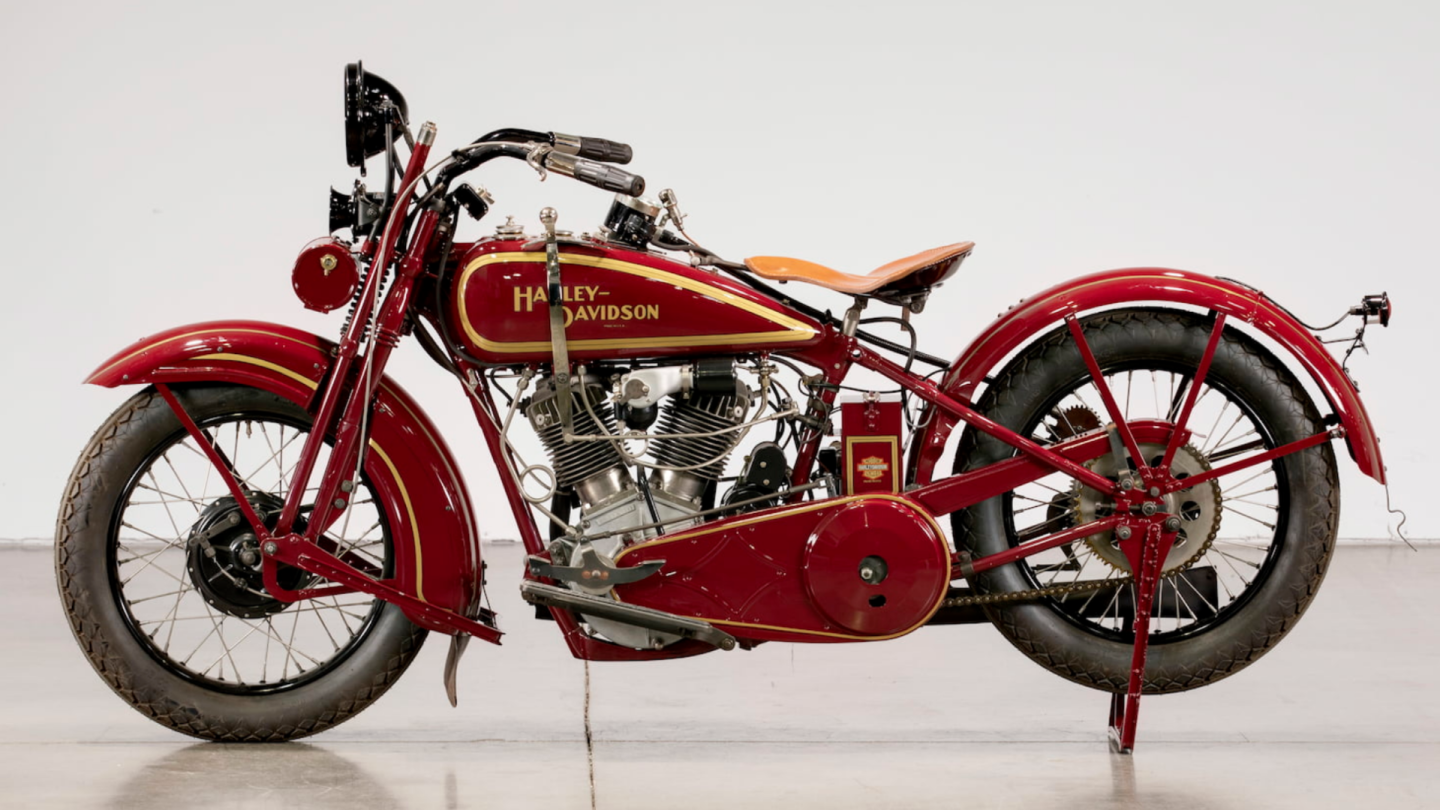 $143,500 | 1928 Harley-Davidson JDH Twin Cam | Auction Link: Mecum