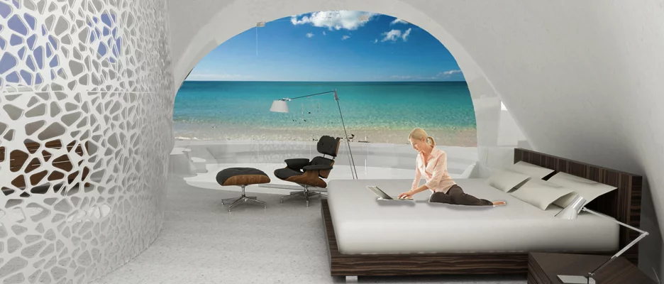 Nicolo Bini's company has devised three new models of the Binishell, including a flexible option designed for customized private homes and resorts